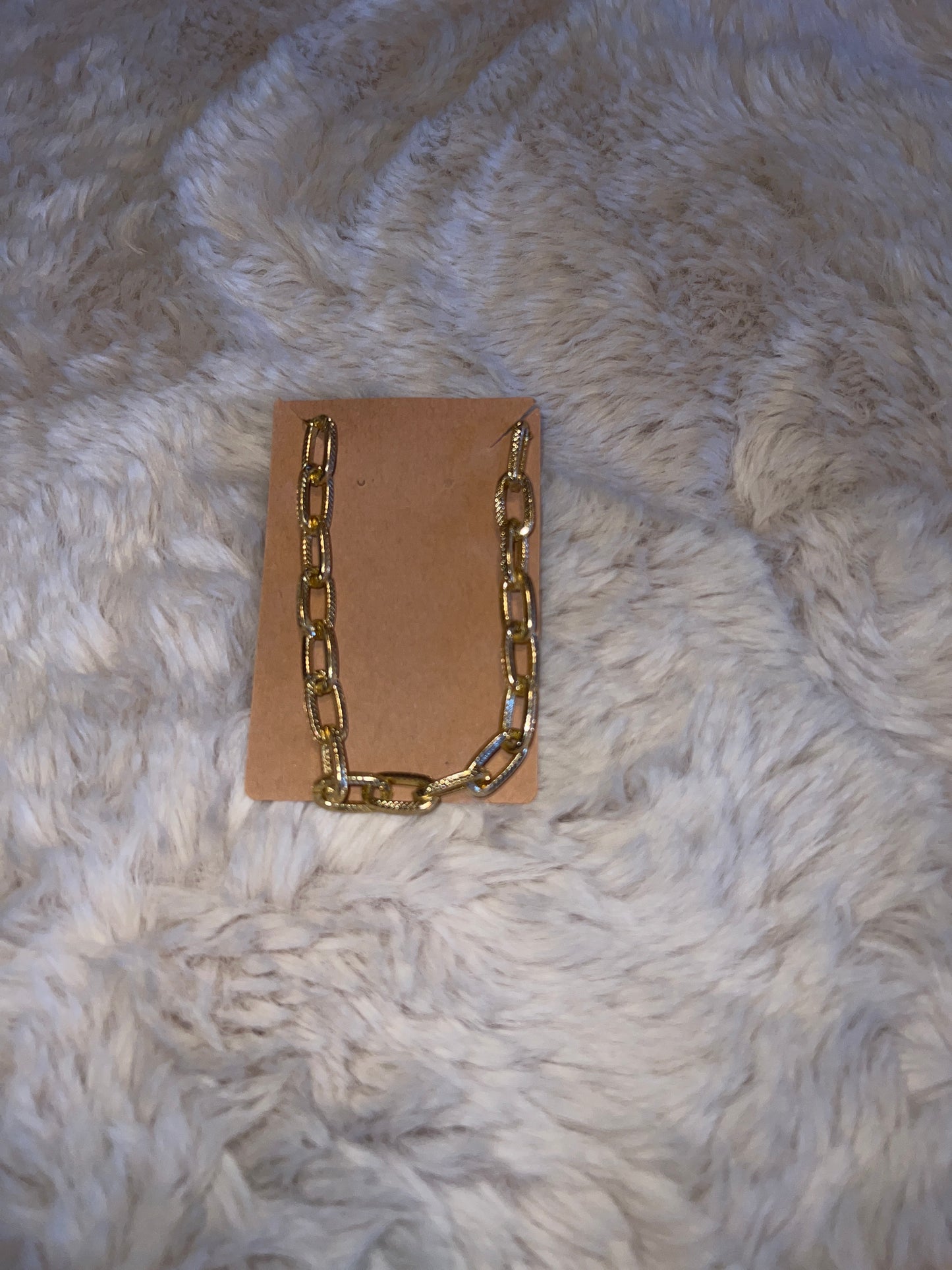 Gold chunky Hat Chain