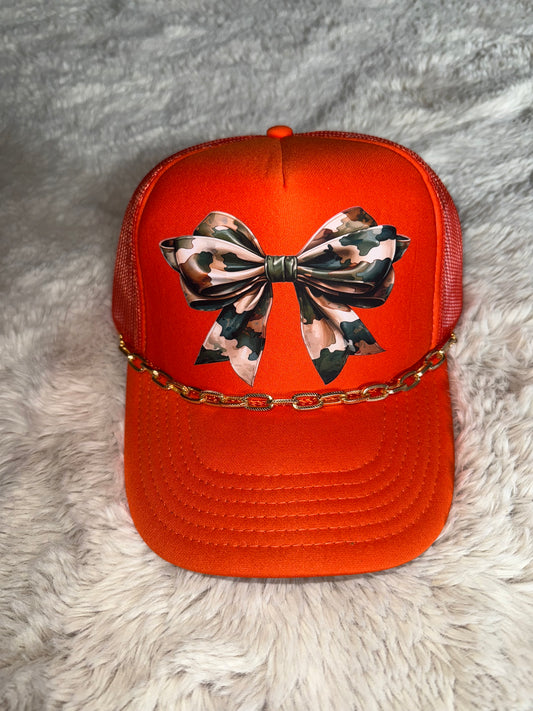 Camo Bow Orange